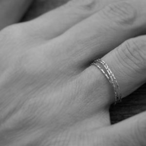 Bague triple UNIC