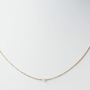 Unic collier Rose pâle