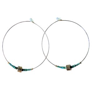 SLICE Créoles L Turquoise